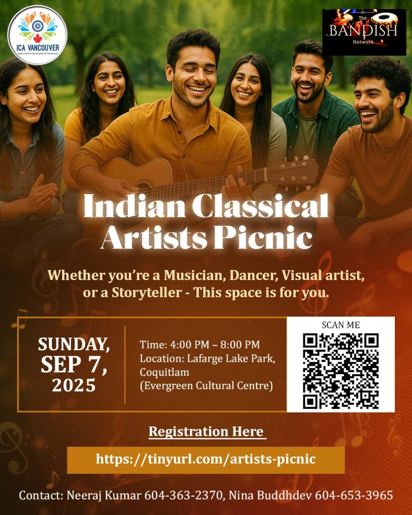 Picnic For The Indian Classical Artists in Metro Vancouver – India ...